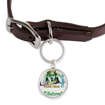 Thizzel Nice Goods Logo Pet Tags