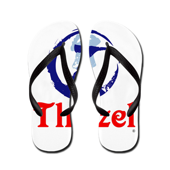 THIZZEL Trademark Flip Flops