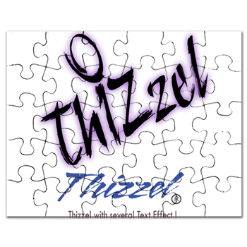 Text Effect Logo Puzzle