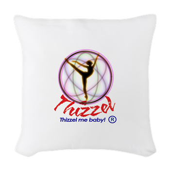Thizzel Dancing Woven Throw Pillow