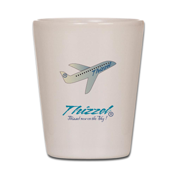 Travel Vector Logo Shot Glass