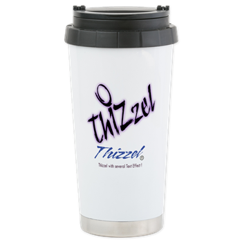 Text Effect Logo Travel Mug