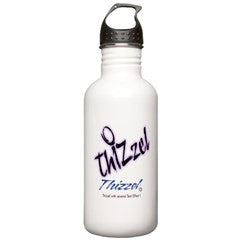 Text Effect Logo Water Bottle