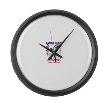 Look at Me Thizzel Large Wall Clock