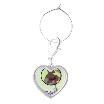 Singer Logo Wine Charms