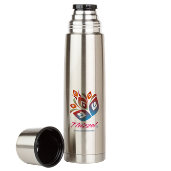 Artistic Leaves Logo Large Thermos® Bottle