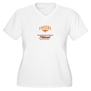 Text Graph Logo Plus Size T-Shirt