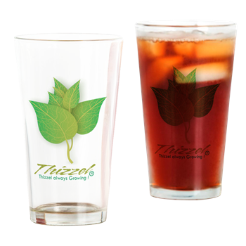 Growing Vector Logo Drinking Glass