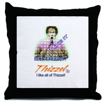 All of Thizzel Logo Throw Pillow