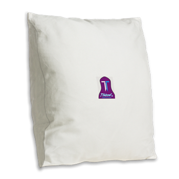 Thizzel Bell Burlap Throw Pillow