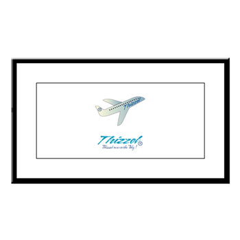 Travel Vector Logo Small Framed Print