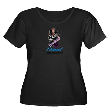 Thizzel Diamond Plus Size T-Shirt