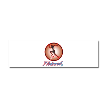 Runner Logo Car Magnet 10 x 3