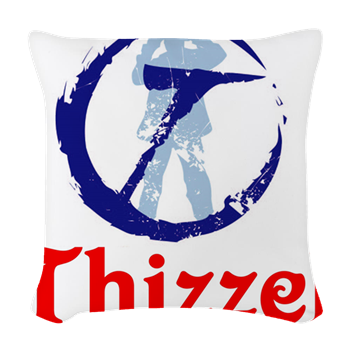 THIZZEL Trademark Woven Throw Pillow