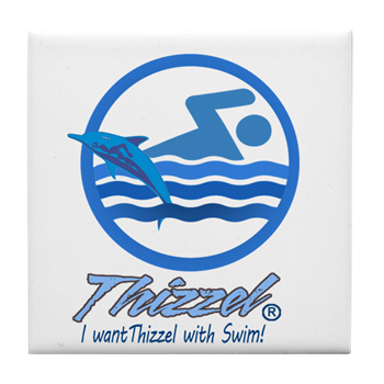 Swimming Logo Tile Coaster