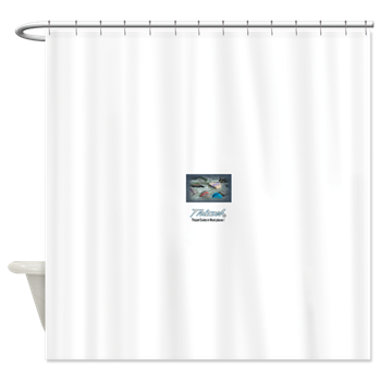 Thizzel Exist Logo Shower Curtain