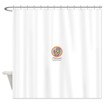 Discover Earth Logo Shower Curtain