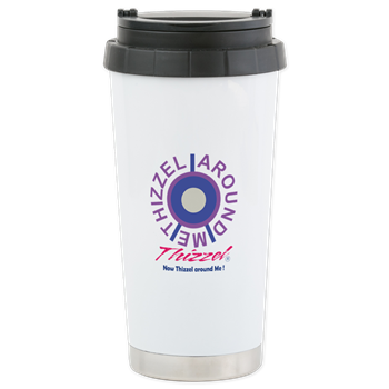 Around Me Vector Logo Travel Mug