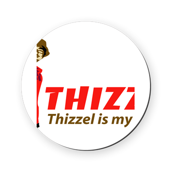 Thizzel Future Cork Coaster