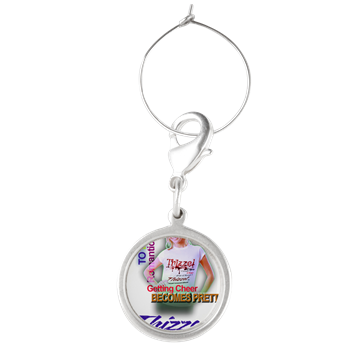 I feel Cheer for Thizzel Wine Charms