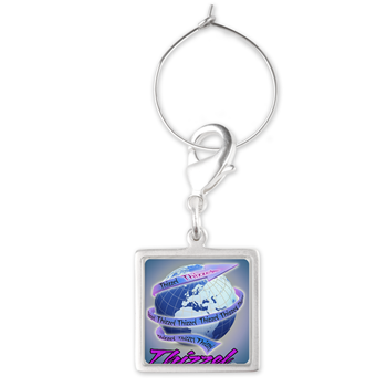 Thizzel Globe Wine Charms