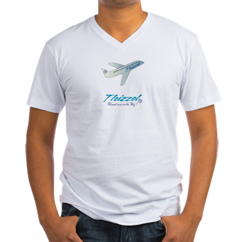 Travel Vector Logo Men's V-Neck T-Shirt