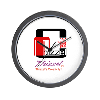 Thizzel Creativity Logo Wall Clock