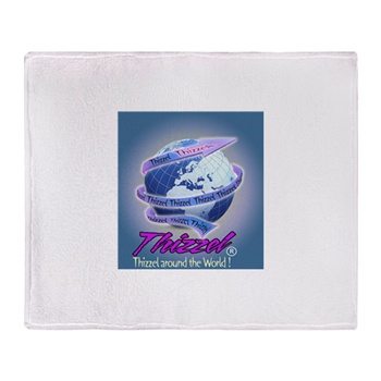 Thizzel Globe Throw Blanket