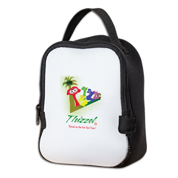 Live Tex Tree Vector Logo Neoprene Lunch Bag