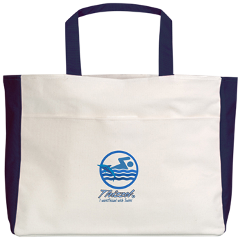 Swimming Logo Beach Tote