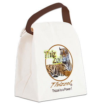 Power Logo Canvas Lunch Bag