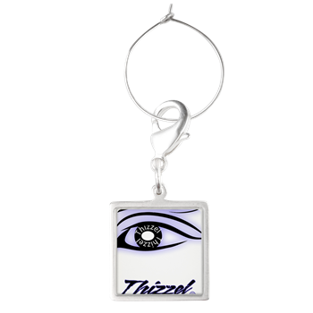 Thizzel Sight Logo Wine Charms