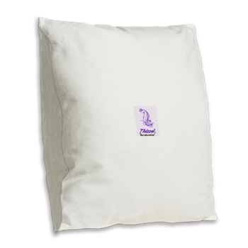 Thizzel Work Burlap Throw Pillow
