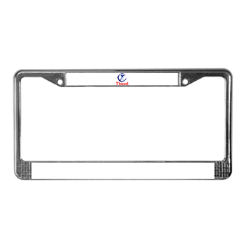 THIZZEL Trademark License Plate Frame