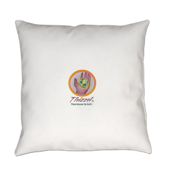 Discover Earth Logo Everyday Pillow