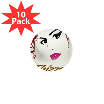 Look at Me Thizzel Mini Button (10 pack)