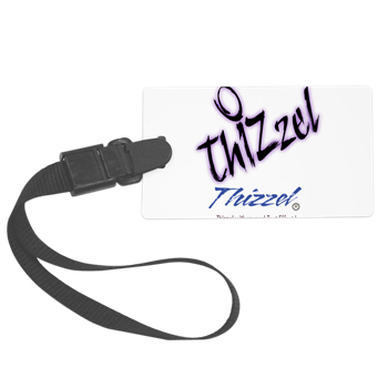 Text Effect Logo Luggage Tag