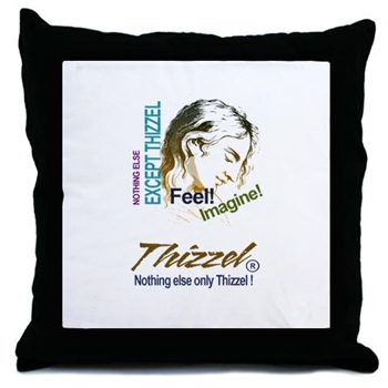 Only Thizzel Logo Throw Pillow