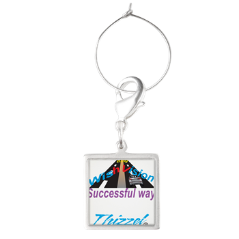 Thizzel Successful Logo Wine Charms