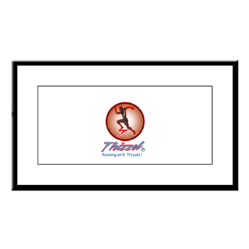 Runner Logo Small Framed Print