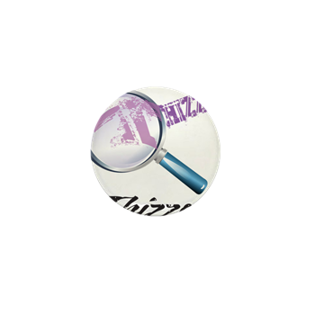 Magnifier Logo Mini Button