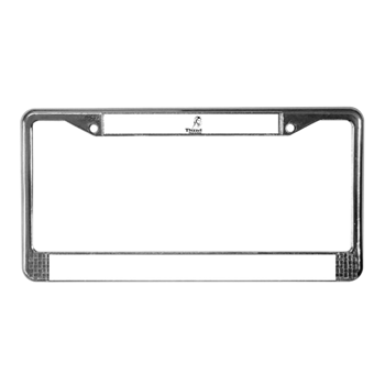Thizzel Lady License Plate Frame