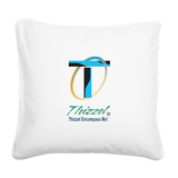 Thizzel Encompass Logo Square Canvas Pillow