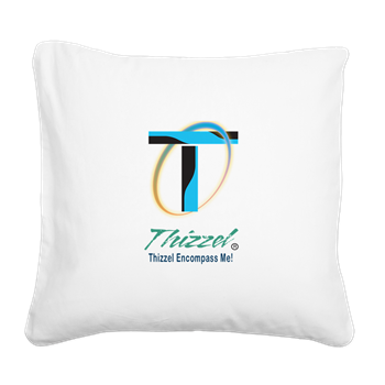Thizzel Encompass Logo Square Canvas Pillow