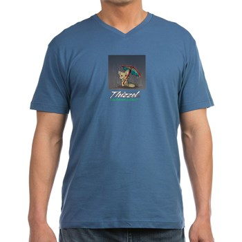 Rainy Logo Men's V-Neck T-Shirt