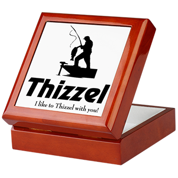 Thizzel Fishing Keepsake Box