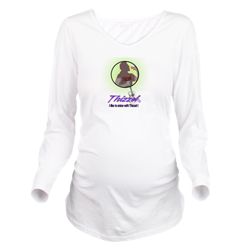 Singer Logo Long Sleeve Maternity T-Shirt