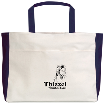 Thizzel Lady Beach Tote