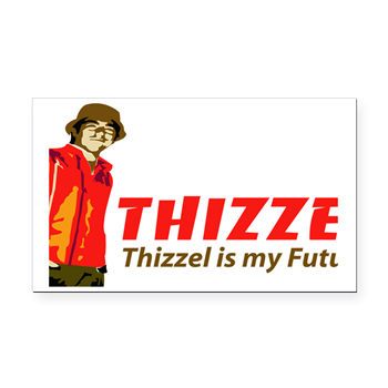 Thizzel Future Rectangle Car Magnet