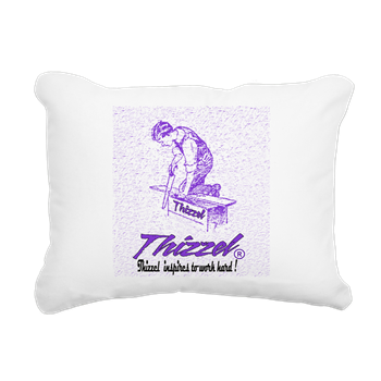 Thizzel Work Rectangular Canvas Pillow